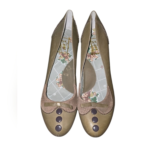 Miss L-Fire Oliver Grey Pinup Oxford Pump Heels Size 40 (10) - Picture 2 of 9